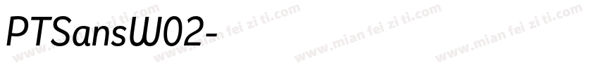 PTSansW02字体转换