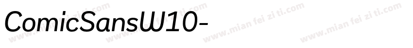 ComicSansW10字体转换
