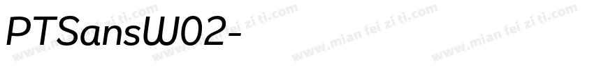 PTSansW02字体转换