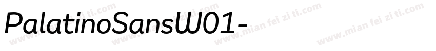 PalatinoSansW01字体转换