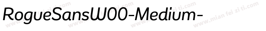 RogueSansW00-Medium字体转换