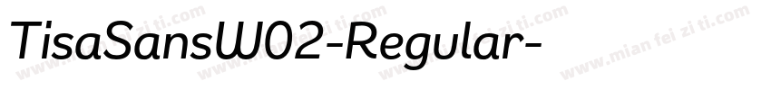 TisaSansW02-Regular字体转换