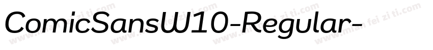 ComicSansW10-Regular字体转换