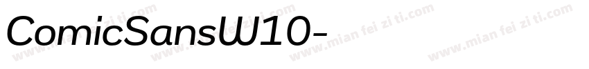 ComicSansW10字体转换