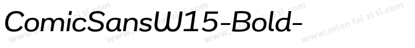 ComicSansW15-Bold字体转换