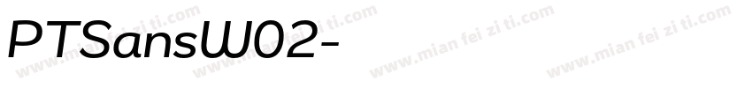 PTSansW02字体转换