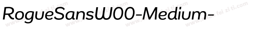 RogueSansW00-Medium字体转换