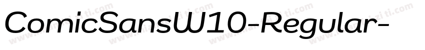 ComicSansW10-Regular字体转换