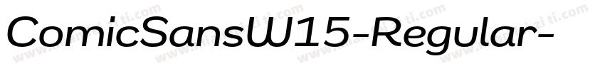 ComicSansW15-Regular字体转换