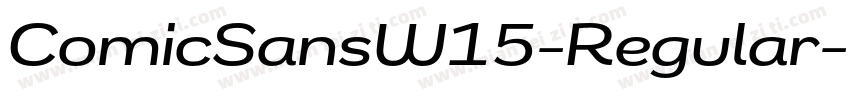 ComicSansW15-Regular字体转换