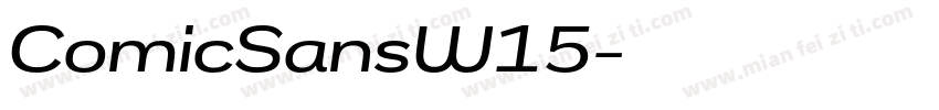 ComicSansW15字体转换