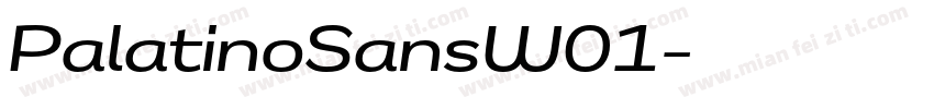 PalatinoSansW01字体转换
