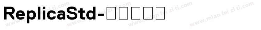 ReplicaStd字体转换