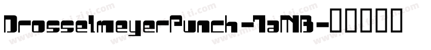 DrosselmeyerPunch-7aMB字体转换
