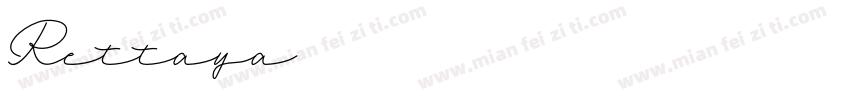 Rettaya字体转换