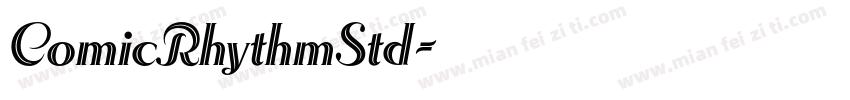 ComicRhythmStd字体转换