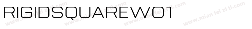 RigidSquareW01字体转换