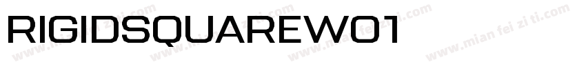 RigidSquareW01字体转换