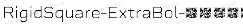 RigidSquare-ExtraBol字体转换