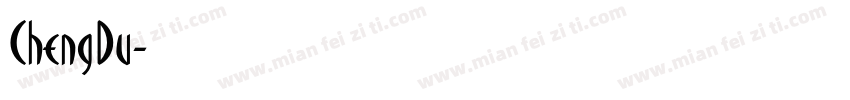 ChengDu字体转换