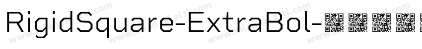RigidSquare-ExtraBol字体转换