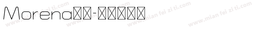 Morena字体字体转换