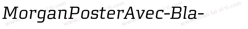 MorganPosterAvec-Bla字体转换