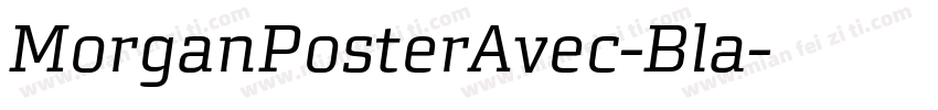 MorganPosterAvec-Bla字体转换