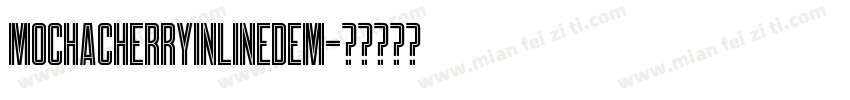MochaCherryInLineDem字体转换