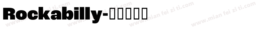 Rockabilly字体转换