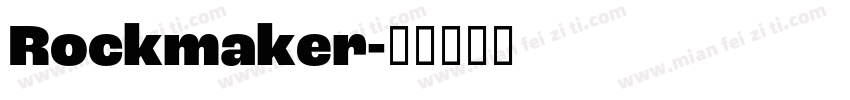 Rockmaker字体转换