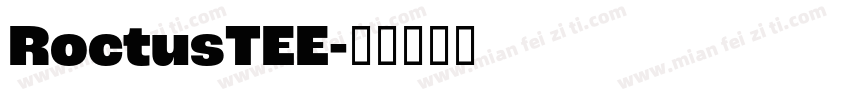 RoctusTEE字体转换