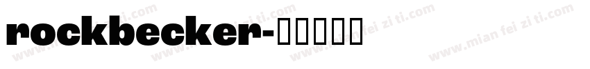 rockbecker字体转换