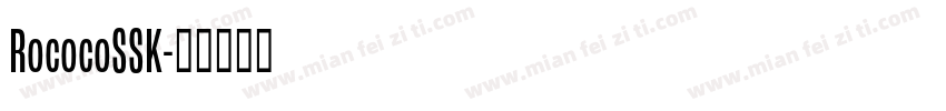 RococoSSK字体转换
