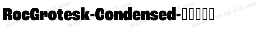 RocGrotesk-Condensed字体转换