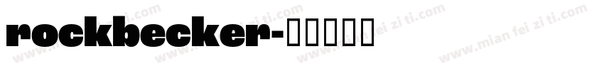 rockbecker字体转换