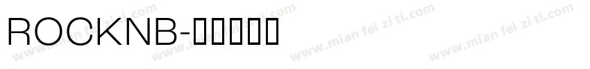 ROCKNB字体转换