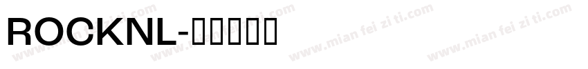 ROCKNL字体转换