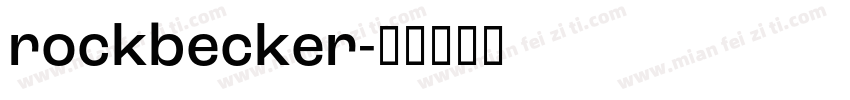 rockbecker字体转换
