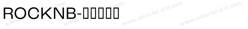 ROCKNB字体转换