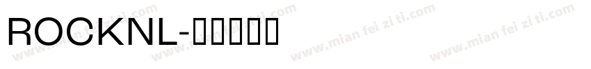 ROCKNL字体转换