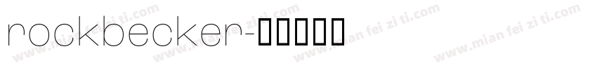 rockbecker字体转换