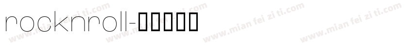 rocknroll字体转换