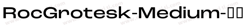 RocGrotesk-Medium字体转换
