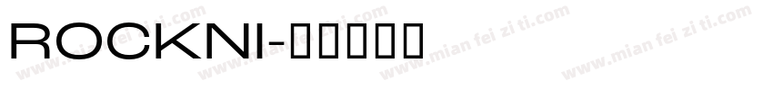 ROCKNI字体转换