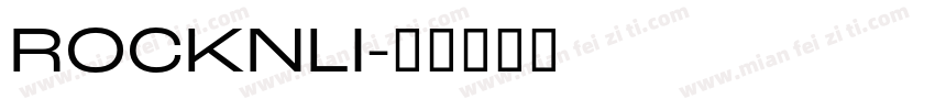 ROCKNLI字体转换