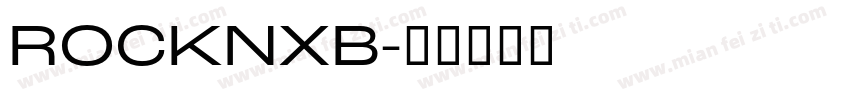 ROCKNXB字体转换