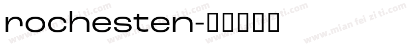 rochesten字体转换