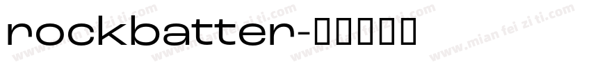 rockbatter字体转换
