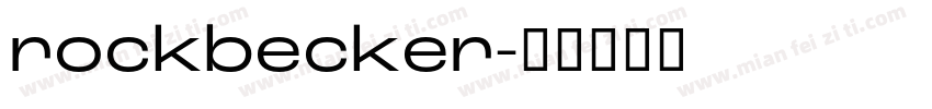 rockbecker字体转换
